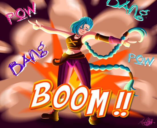 Jinx Fanart - Illustration